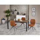 Стол обеденный HALMAR HORIZON серо-черный 120-180/85